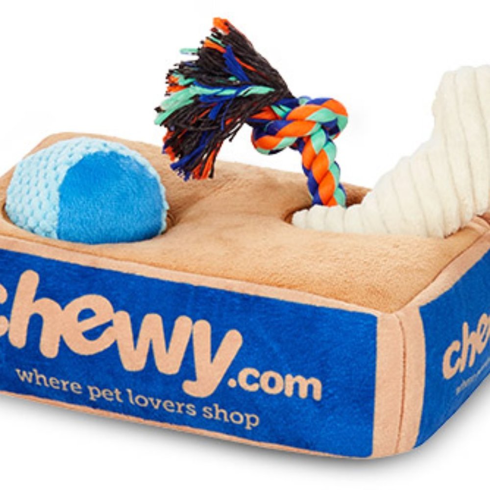 A chewy dog toy of chewy!
